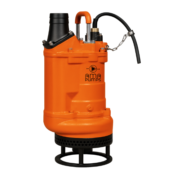 Bomba AGI sumergible con agitador industrial AMA Pumps, alternativa a XYLEM