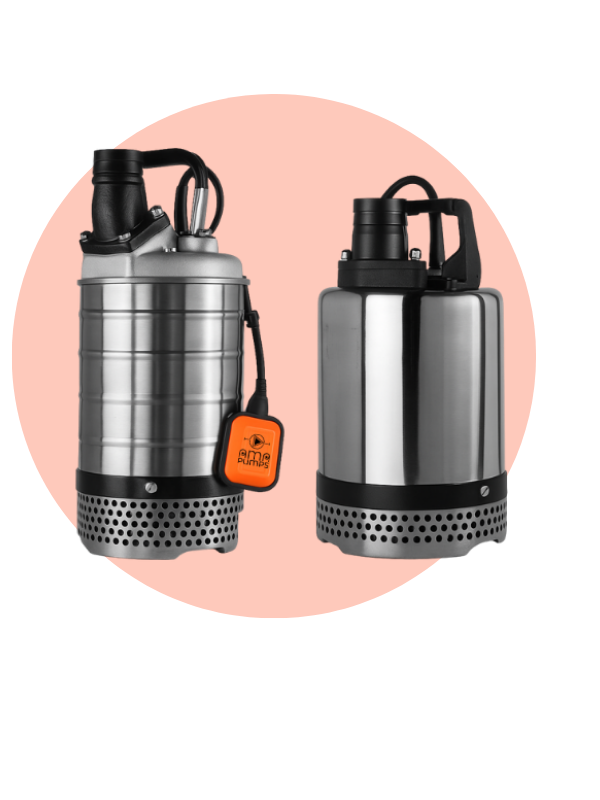 Bomba ASL sumergible portátil industrial AMA Pumps, alternativa a TDFRENTAL