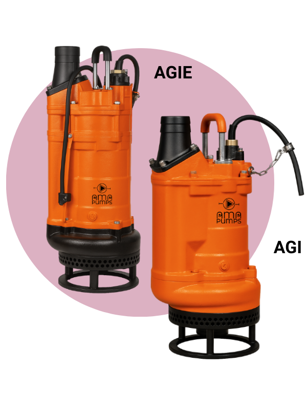 Bombas sumergibles con agitador AGI