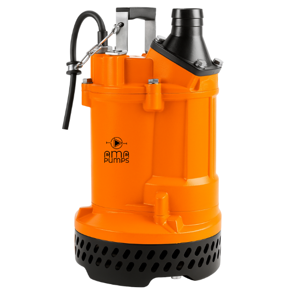 Bomba ATA sumergible de achique industrial AMA Pumps, alternativa a bomba Flygt